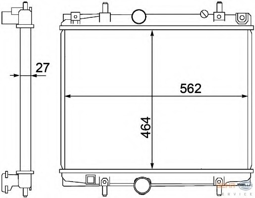 Radiator racire motor