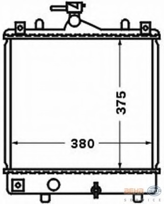 Radiator racire motor