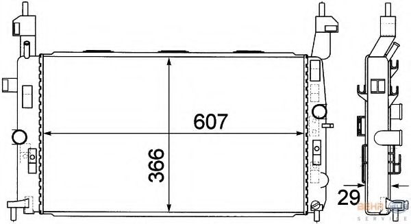 Radiator racire motor