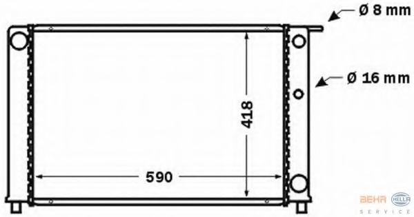 Radiator racire motor