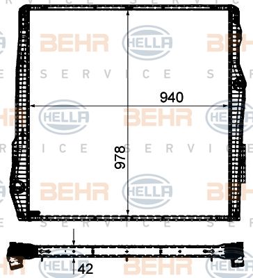 Radiator racire motor