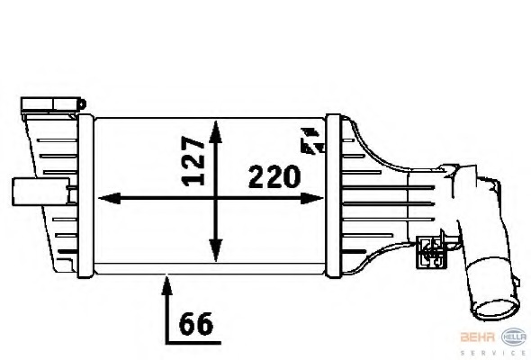 Intercooler compresor