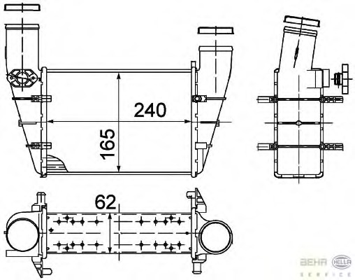 Intercooler compresor