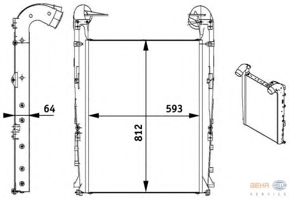 Intercooler compresor