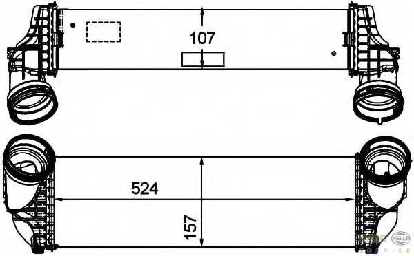 Intercooler compresor