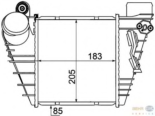 Intercooler compresor