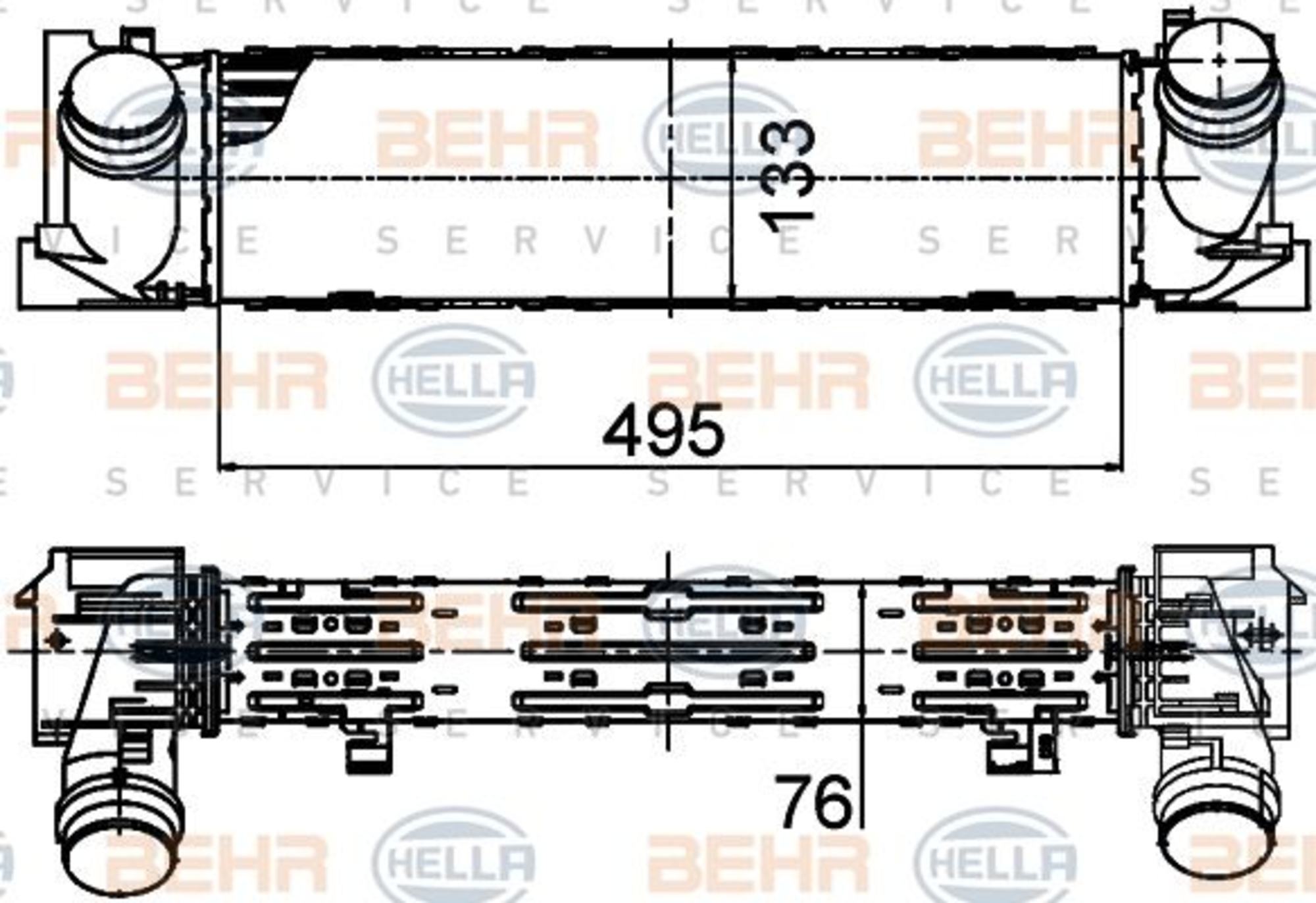 Intercooler compresor