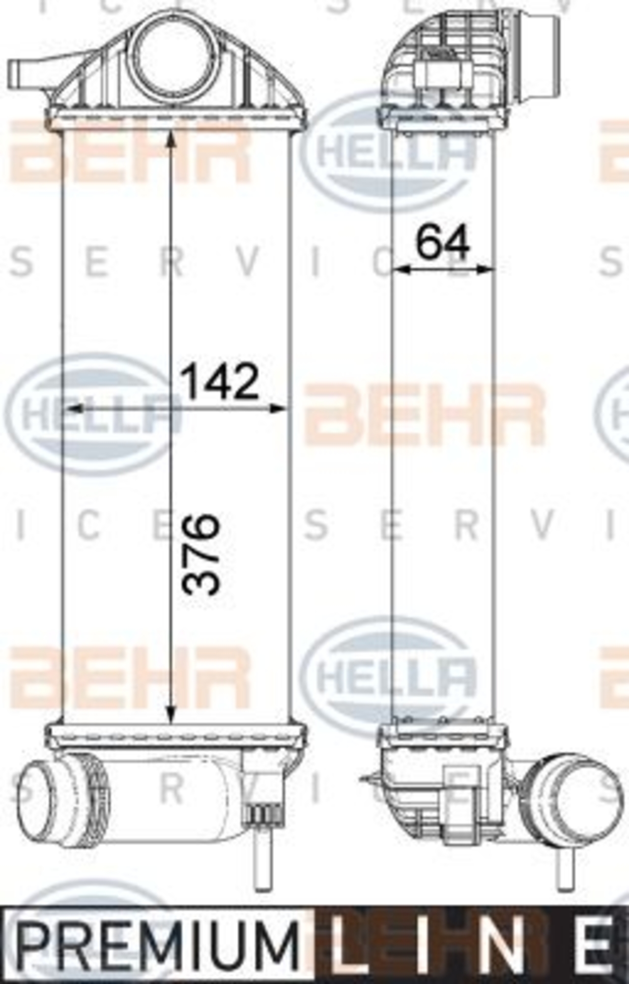 Intercooler compresor