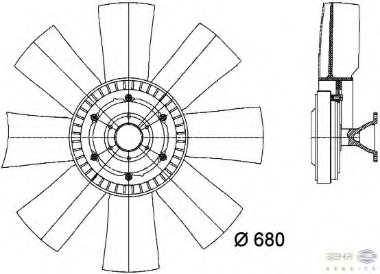 Ventilator radiator