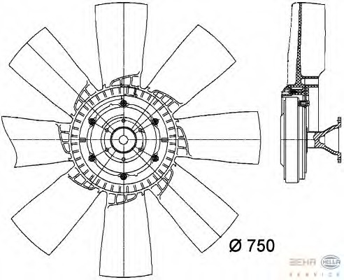 Ventilator radiator