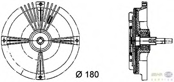 Ventilator radiator