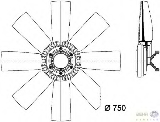 Ventilator radiator