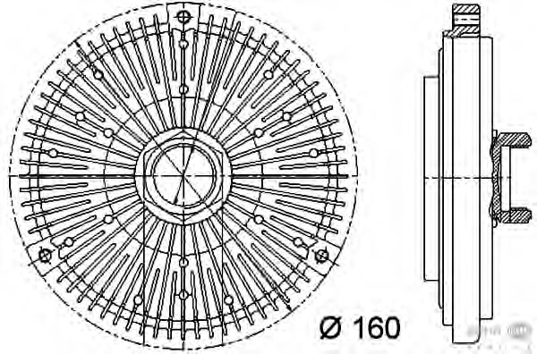 Ventilator radiator