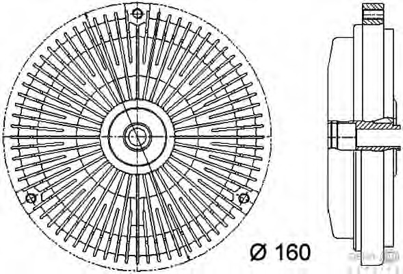 Ventilator radiator