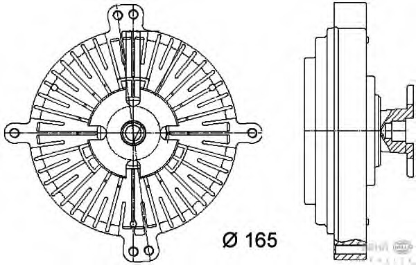 Ventilator radiator