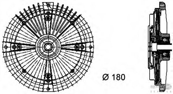 Ventilator radiator