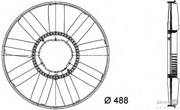 Paleta ventilator racire motor