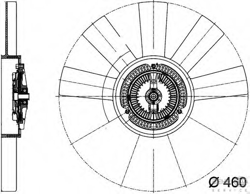 Ventilator radiator