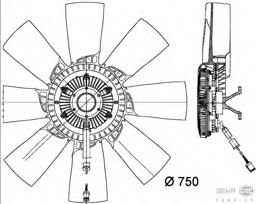 Ventilator radiator