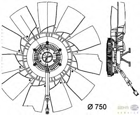 Ventilator radiator