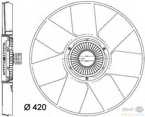 Ventilator radiator