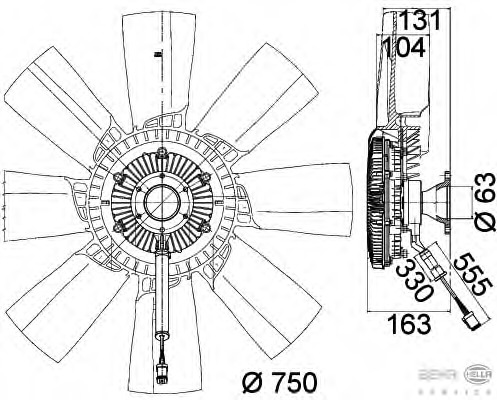 Ventilator radiator