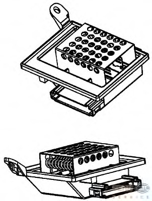 Rezistor ventilator habitaclu