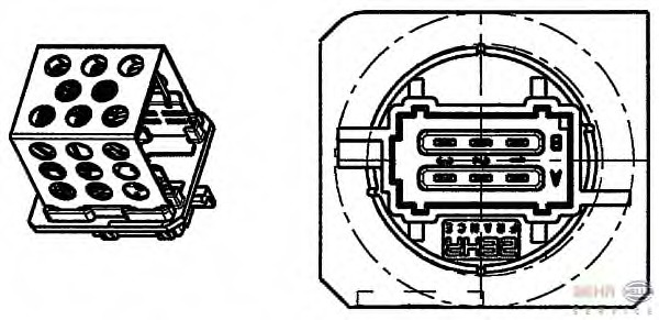 Rezistor ventilator habitaclu