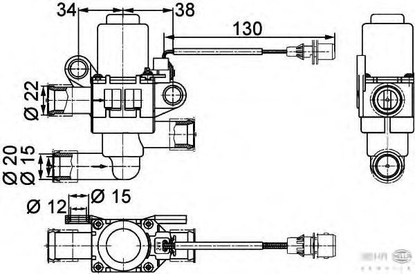 Supapa control agent frigorific