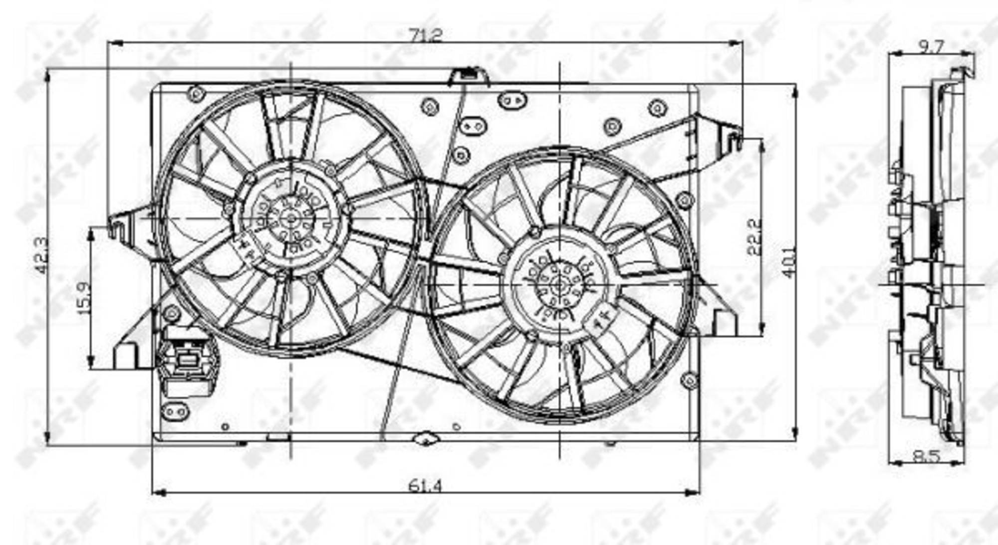 Pinion electromotor