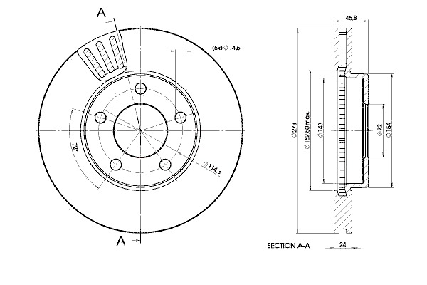 Disc frana