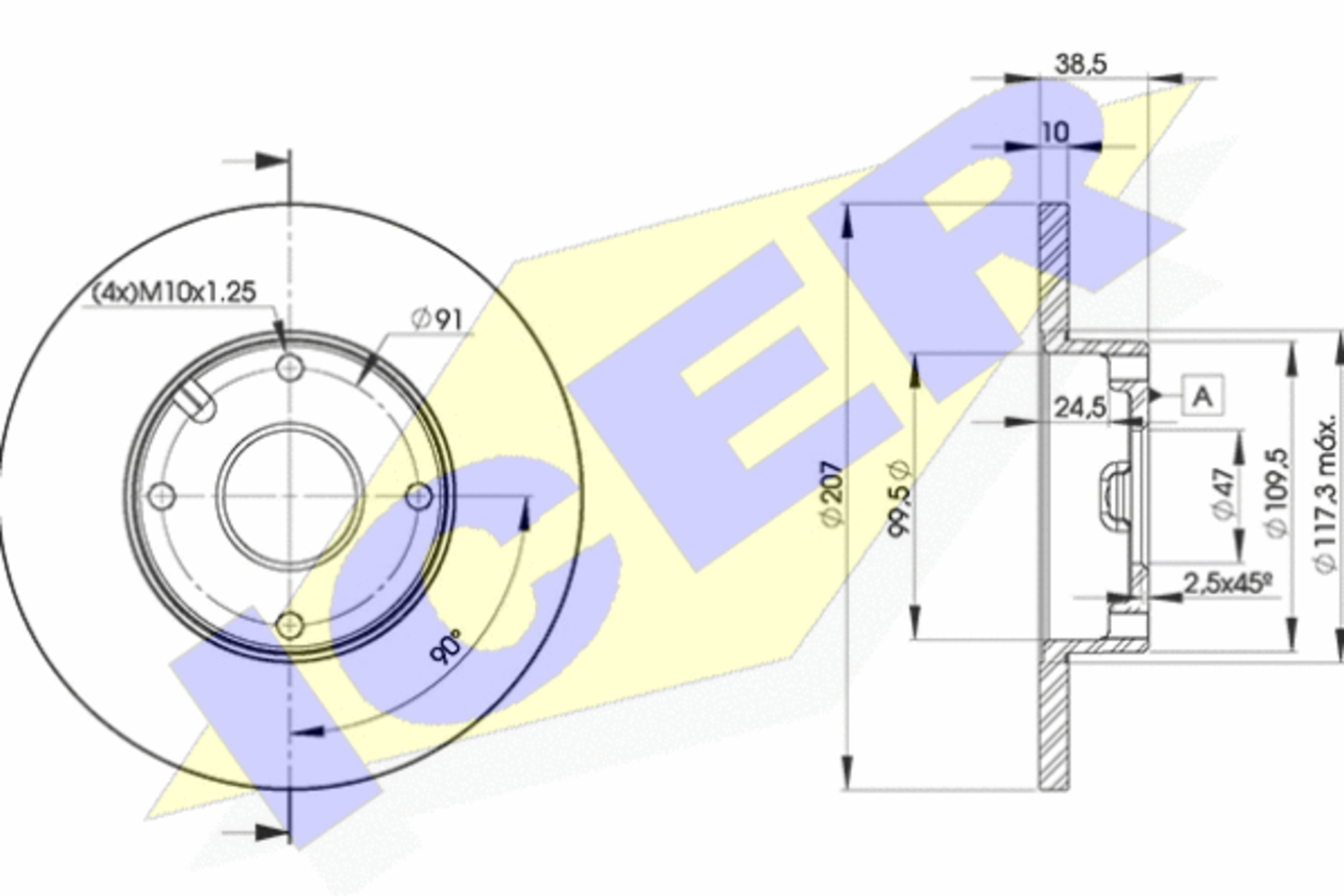 Disc frana