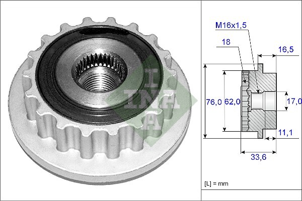 Fulie alternator