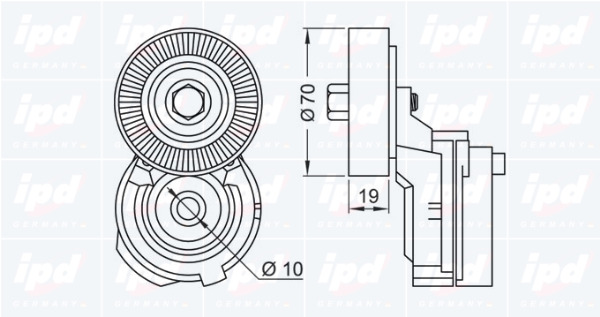 Rola intinzator curea transmisie