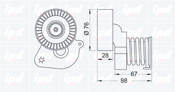 Rola intinzator curea transmisie