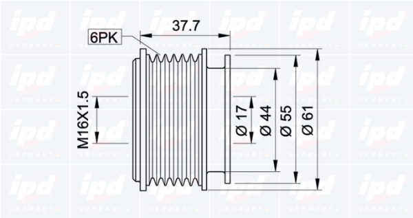 Fulie alternator