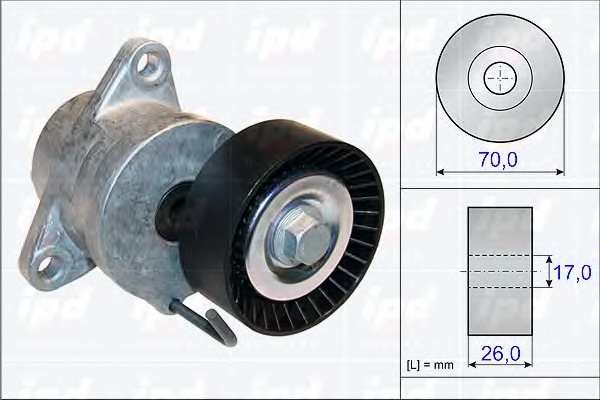 Rola intinzator curea transmisie