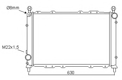 Radiator racire motor