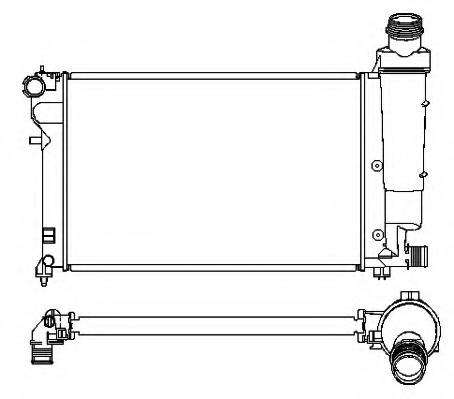 Radiator racire motor