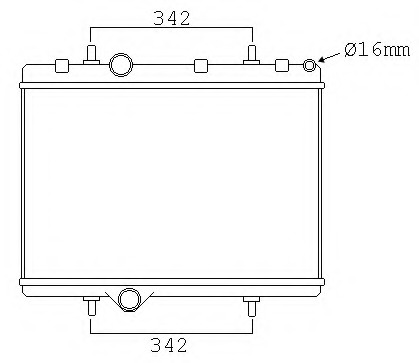 Radiator racire motor