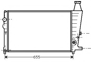 Radiator racire motor