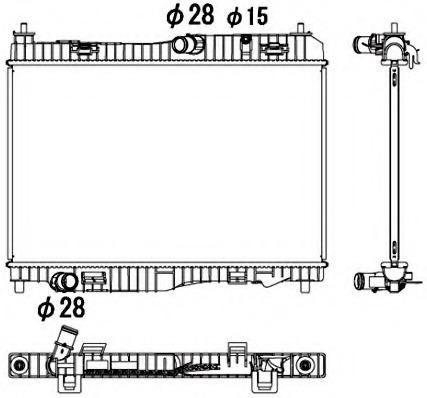 Radiator racire motor