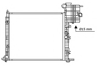 Radiator racire motor