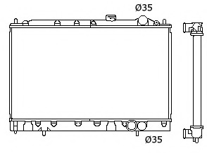 Radiator racire motor