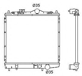 Radiator racire motor