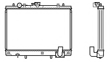 Radiator racire motor