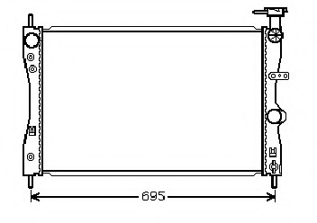 Radiator racire motor