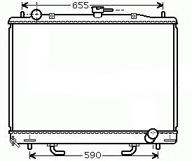 Radiator racire motor