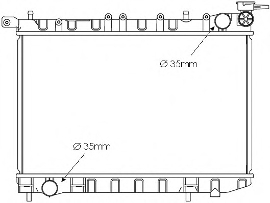 Radiator racire motor