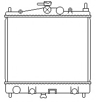 Radiator racire motor